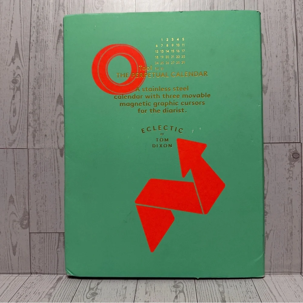 Metal Chrome The Perpetual Desk Office Calendar Artist Tom Dixon Museum